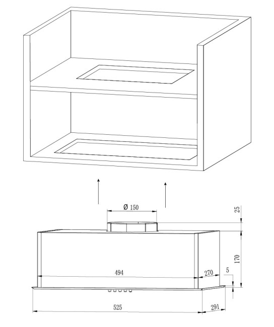 Вытяжка Libhof LB-2252 silver Вытяжка Libhof LB-2252 silver