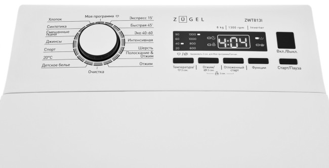 Стиральная машина Zugel ZWT813I Стиральная машина Zugel ZWT813I