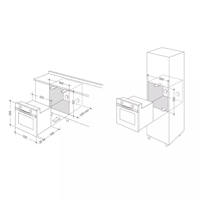 Газовый духовой шкаф De’Longhi NSFG 11 XL RUS Газовый духовой шкаф De’Longhi NSFG 11 XL RUS