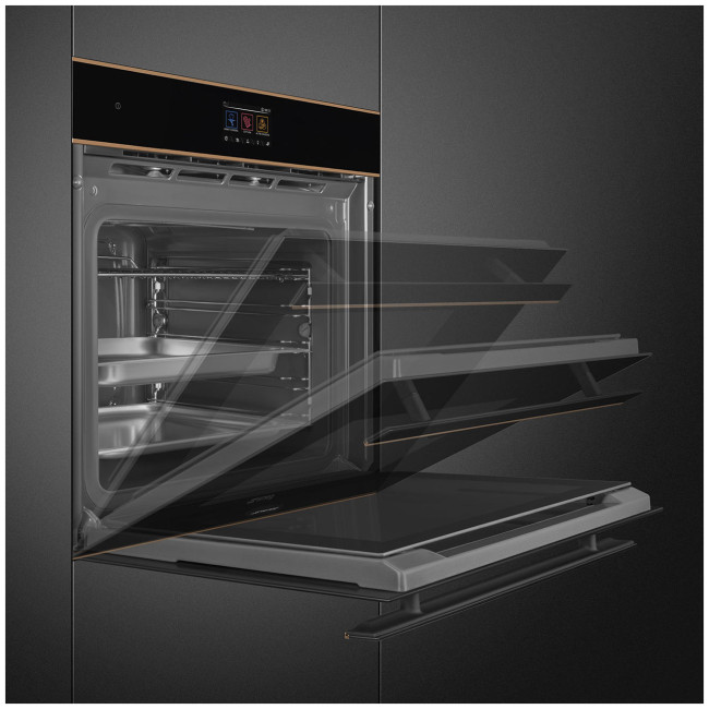Электрический духовой шкаф Smeg SO6604S4PNR
