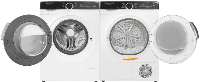 Комплект стиральная и сушильная машина Maunfeld MFWM1510WH06 + MFDM1410WH06 + WM-SK Комплект стиральная и сушильная машина Maunfeld MFWM1510WH06 + MFDM1410WH06 + WM-SK