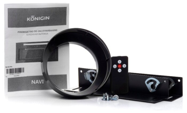 Встраиваемая вытяжка Konigin Navi Black Glass 90