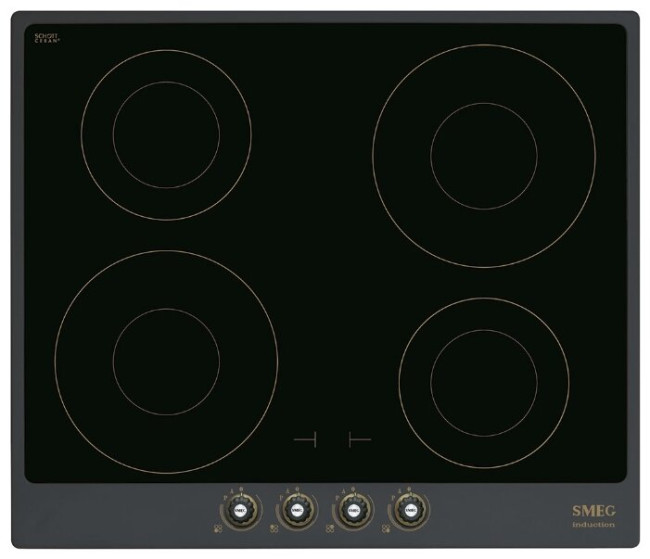 Индукционная варочная панель smeg SI764AOM Индукционная варочная панель smeg SI764AOM
