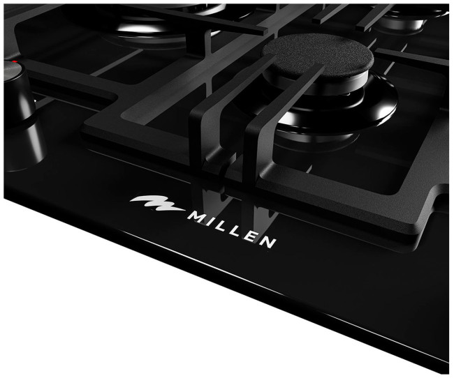 Газовая варочная панель Millen MGHGD 6501 BL Газовая варочная панель Millen MGHGD 6501 BL