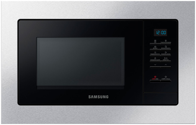 Встраиваемая микроволновая печь СВЧ Samsung MS23A7013AT/BW, нержавеющая сталь Встраиваемая микроволновая печь СВЧ Samsung MS23A7013AT/BW, нержавеющая сталь