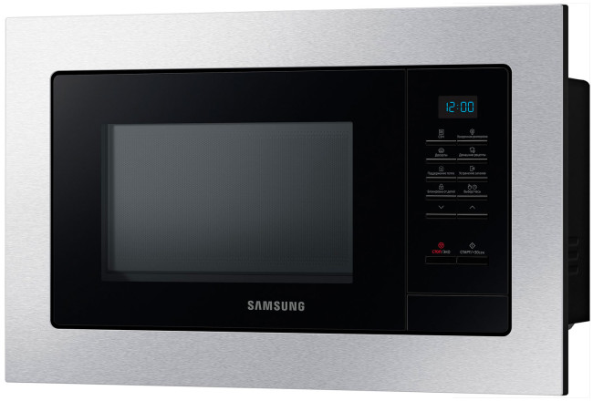Встраиваемая микроволновая печь СВЧ Samsung MS23A7013AT/BW, нержавеющая сталь Встраиваемая микроволновая печь СВЧ Samsung MS23A7013AT/BW, нержавеющая сталь