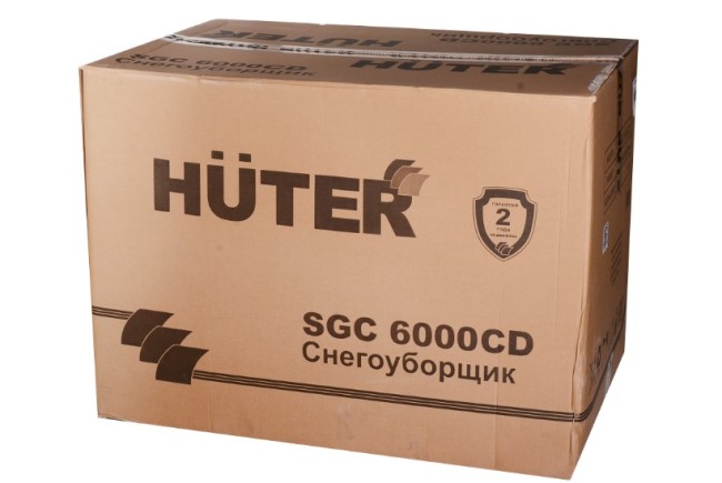 Снегоуборщик бензиновый гусеничный Huter SGC 6000 CD