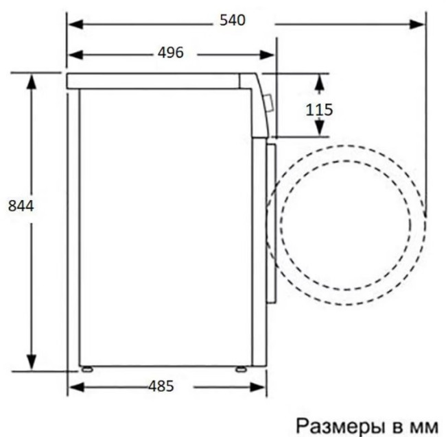 Стиральная машина с сушкой BEKO B3DFR57H22W