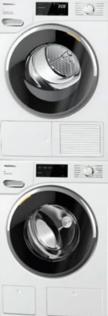 Комплект стиральная и сушильная машина Miele WWG 660 WCS + TWF 760 WP + WTV 501