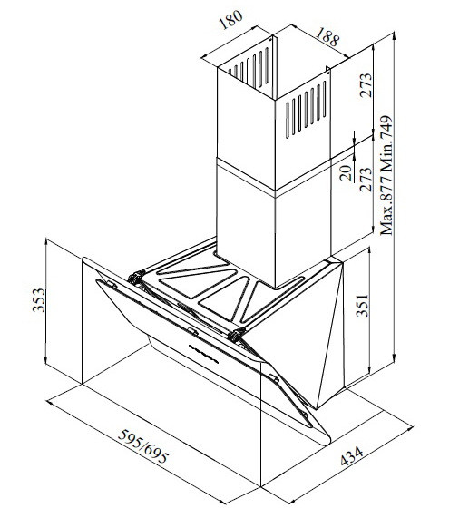 Вытяжка Schaub Lorenz SLD DY6318