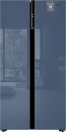 Холодильник WEISSGAUFF WSBS 600 NoFrost Inverter Blue Glass Холодильник WEISSGAUFF WSBS 600 NoFrost Inverter Blue Glass
