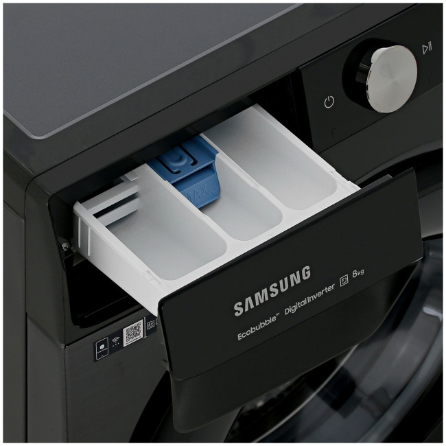 Стиральная машина Samsung WW80AG6S28ABLP, черный