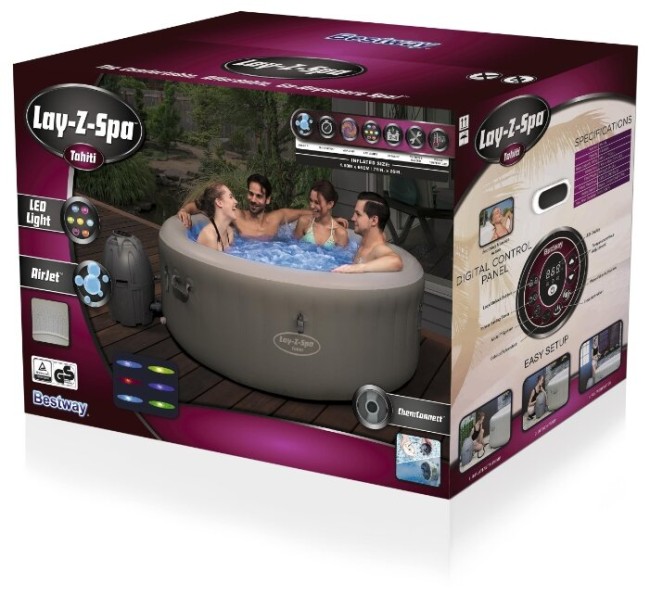 СПА бассейн Bestway Lay-Z-Spa Tahiti Airjet 54186 СПА бассейн Bestway Lay-Z-Spa Tahiti Airjet 54186