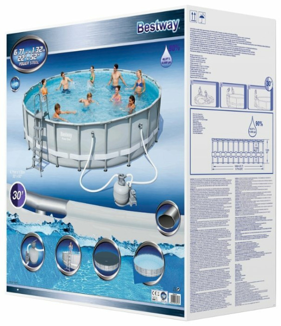 Бассейн Bestway Power Steel 56634