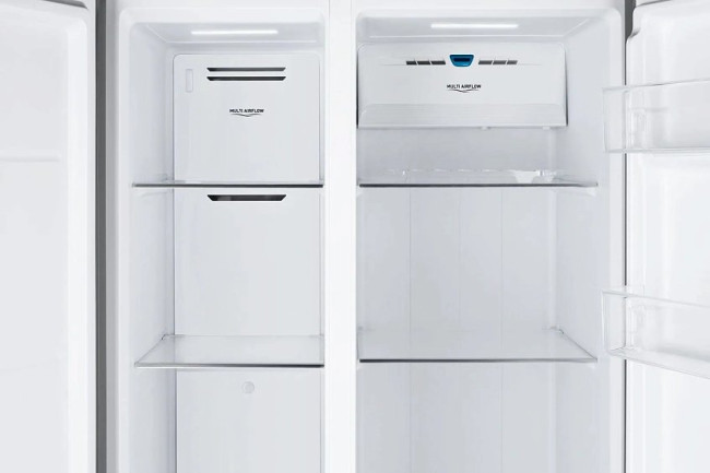 Холодильник WEISSGAUFF WSBS 600 NoFrost Inverter Bru Steel Glass Холодильник WEISSGAUFF WSBS 600 NoFrost Inverter Bru Steel Glass