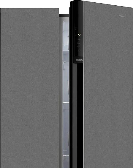 Холодильник WEISSGAUFF WSBS 600 NoFrost Inverter Bru Steel Glass Холодильник WEISSGAUFF WSBS 600 NoFrost Inverter Bru Steel Glass
