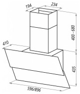 Каминная вытяжка MAUNFELD Plym Light 60 белый