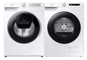 Комплект стиральная и сушильная машина Samsung WW10T654CLH/LP + DV90T5240AW/LP