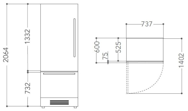 Встраиваемый холодильник KitchenAid KCZCX 20750L