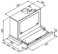 Встраиваемая вытяжка Kuppersberg SLIMBOX 60 X Встраиваемая вытяжка Kuppersberg SLIMBOX 60 X
