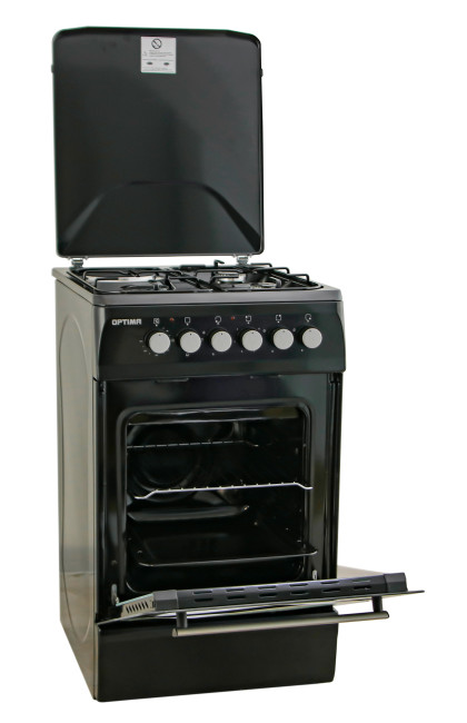Комбинированная плита Optima CS-5631 черный