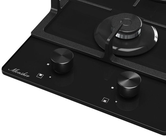 Газовая варочная панель Monsher MGG 33 Noir