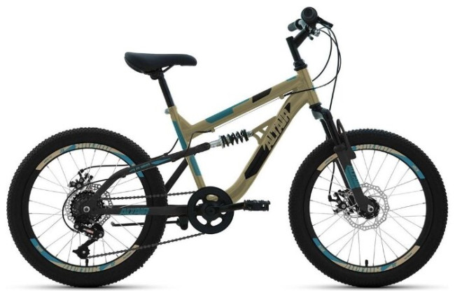 Подростковый горный (MTB) велосипед ALTAIR MTB FS 20 Disc (2020)