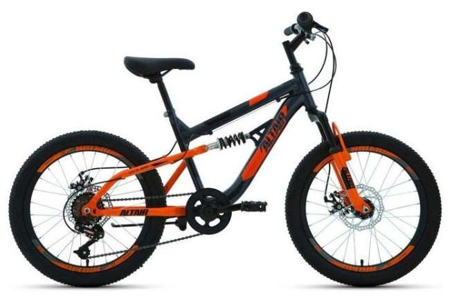 Подростковый горный (MTB) велосипед ALTAIR MTB FS 20 Disc (2020)
