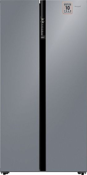 Холодильник WEISSGAUFF WSBS 600 NoFrost Inverter Dark Grey Glass Холодильник WEISSGAUFF WSBS 600 NoFrost Inverter Dark Grey Glass