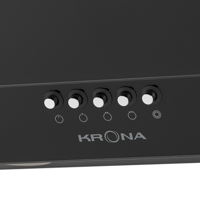 Каминная вытяжка Krona Venera 600 black PB