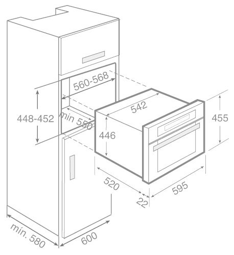 Микроволновая печь встраиваемая TEKA MCL 32 BIS WHITE (40587103)