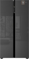 Холодильник WEISSGAUFF WSBS 600 NoFrost Inverter Inox Glass Холодильник WEISSGAUFF WSBS 600 NoFrost Inverter Inox Glass