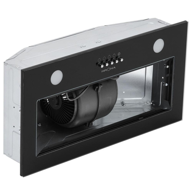 Встраиваемая вытяжка Krona Elisa Glass Black 600 PB