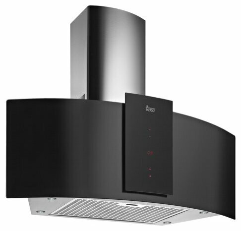 Каминная вытяжка TEKA DU 90 BK GLASS (40482600)