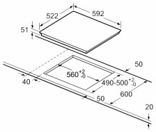 Варочная панель Bosch PUE631BB2E Варочная панель Bosch PUE631BB2E