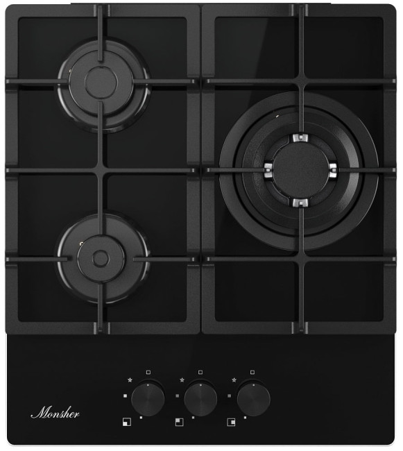 Газовая варочная панель Monsher MGG 43 Noir