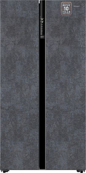 Холодильник WEISSGAUFF WSBS 600 NoFrost Inverter Rock Glass Холодильник WEISSGAUFF WSBS 600 NoFrost Inverter Rock Glass