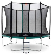 Каркасный батут Berg Talent + Safety Net Comfort 240 с лестницей 240х240х210 см Каркасный батут Berg Talent + Safety Net Comfort 240 с лестницей 240х240х210 см