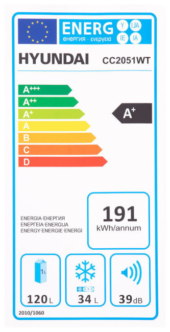 Холодильник Hyundai CC2051WT Холодильник Hyundai CC2051WT