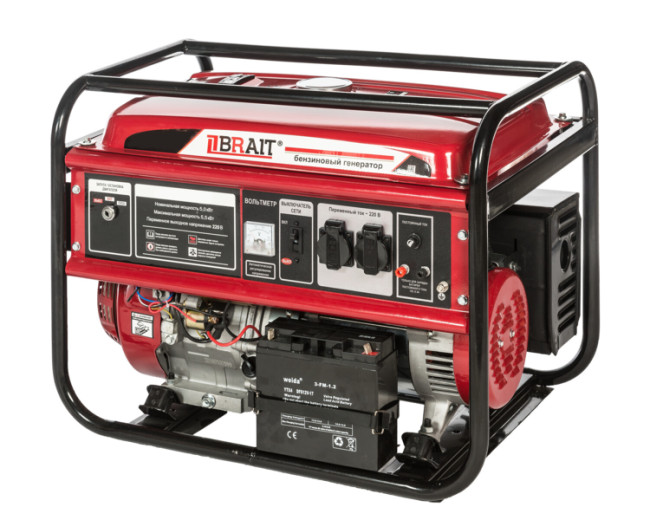 Генератор бензиновый Brait BR6500-CU(E) (02.01.015.029) Генератор бензиновый Brait BR6500-CU(E) (02.01.015.029)