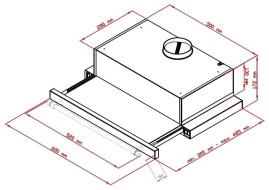 Встраиваемая вытяжка Simfer 6002X Встраиваемая вытяжка Simfer 6002X