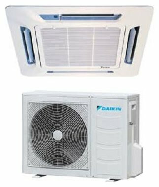 Кассетный кондиционер Daikin FFQN50CXV / RYN50CXV с зимним комплектом (-30)