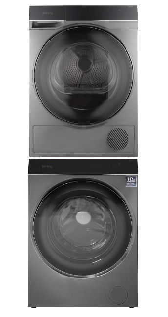 Комплект стиральная и сушильная машина Korting KWM 60DS1499 An + KD 69IHP10 An Комплект стиральная и сушильная машина Korting KWM 60DS1499 An + KD 69IHP10 An
