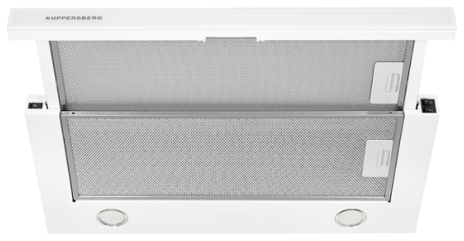 Встраиваемая вытяжка Kuppersberg SLIMLUX IV 60 GW белый/белое стекло