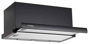 Встраиваемая вытяжка PYRAMIDA TL 60 (1100) BLACK Встраиваемая вытяжка PYRAMIDA TL 60 (1100) BLACK