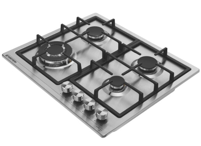 Встраиваемая газовая варочная панель Meferi MGH604IX Light