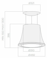 Каминная вытяжка Elica AUDREY SENSE CLASSIC/F/50 Каминная вытяжка Elica AUDREY SENSE CLASSIC/F/50