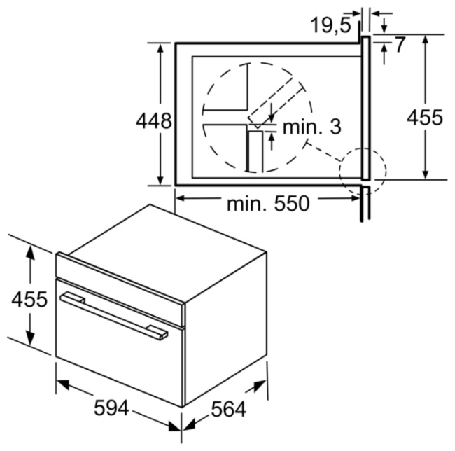 Микроволновая печь Bosch COA565GB0 Микроволновая печь Bosch COA565GB0
