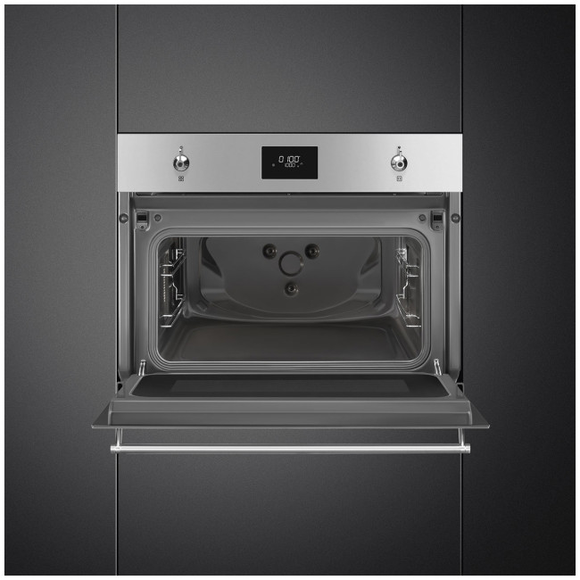 Встраиваемая микроволновая печь СВЧ Smeg SO4301M0X Встраиваемая микроволновая печь СВЧ Smeg SO4301M0X