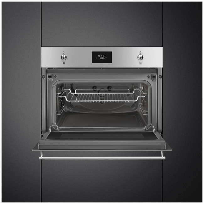Встраиваемая микроволновая печь СВЧ Smeg SO4301M0X Встраиваемая микроволновая печь СВЧ Smeg SO4301M0X